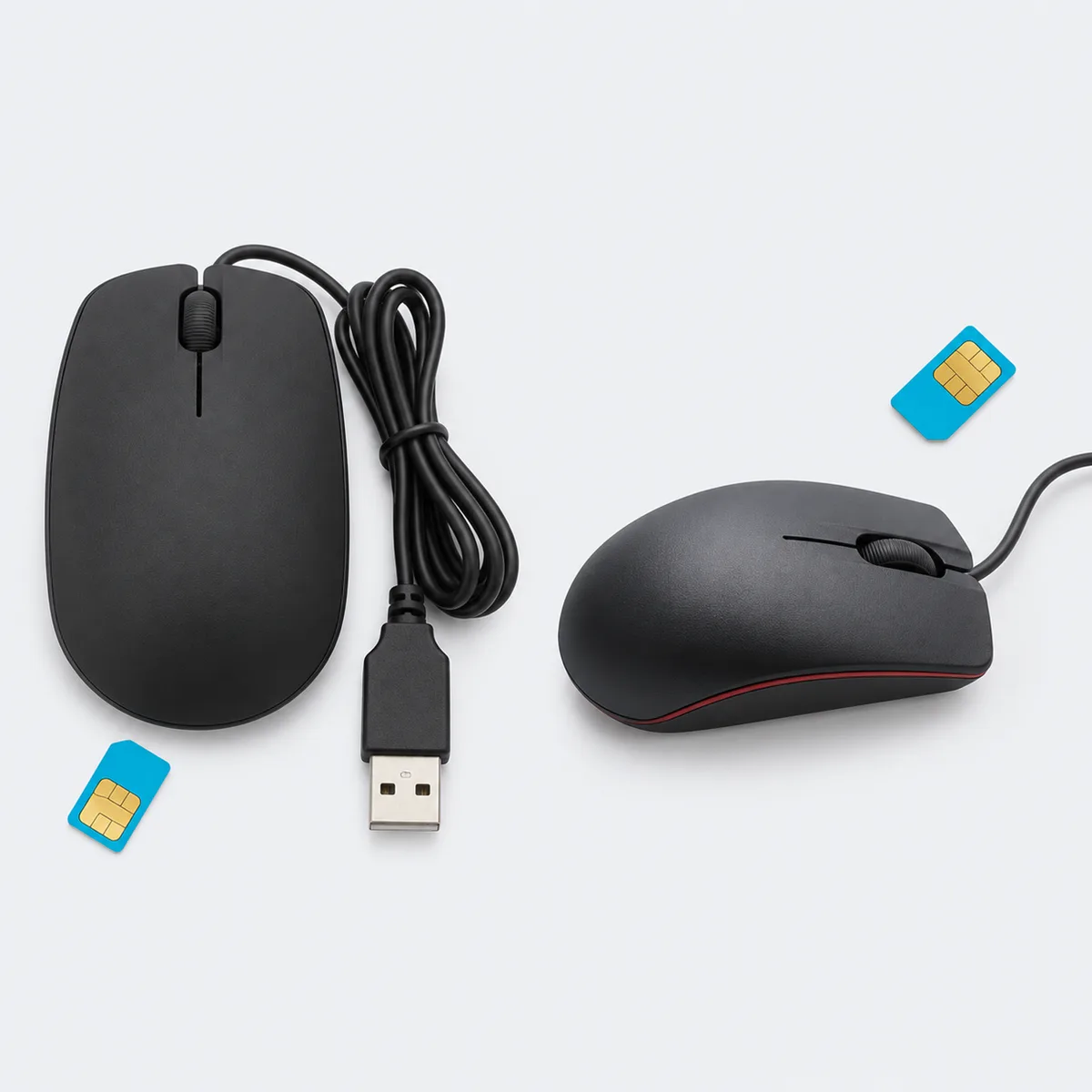 Escuta gsm dissimulada mouse