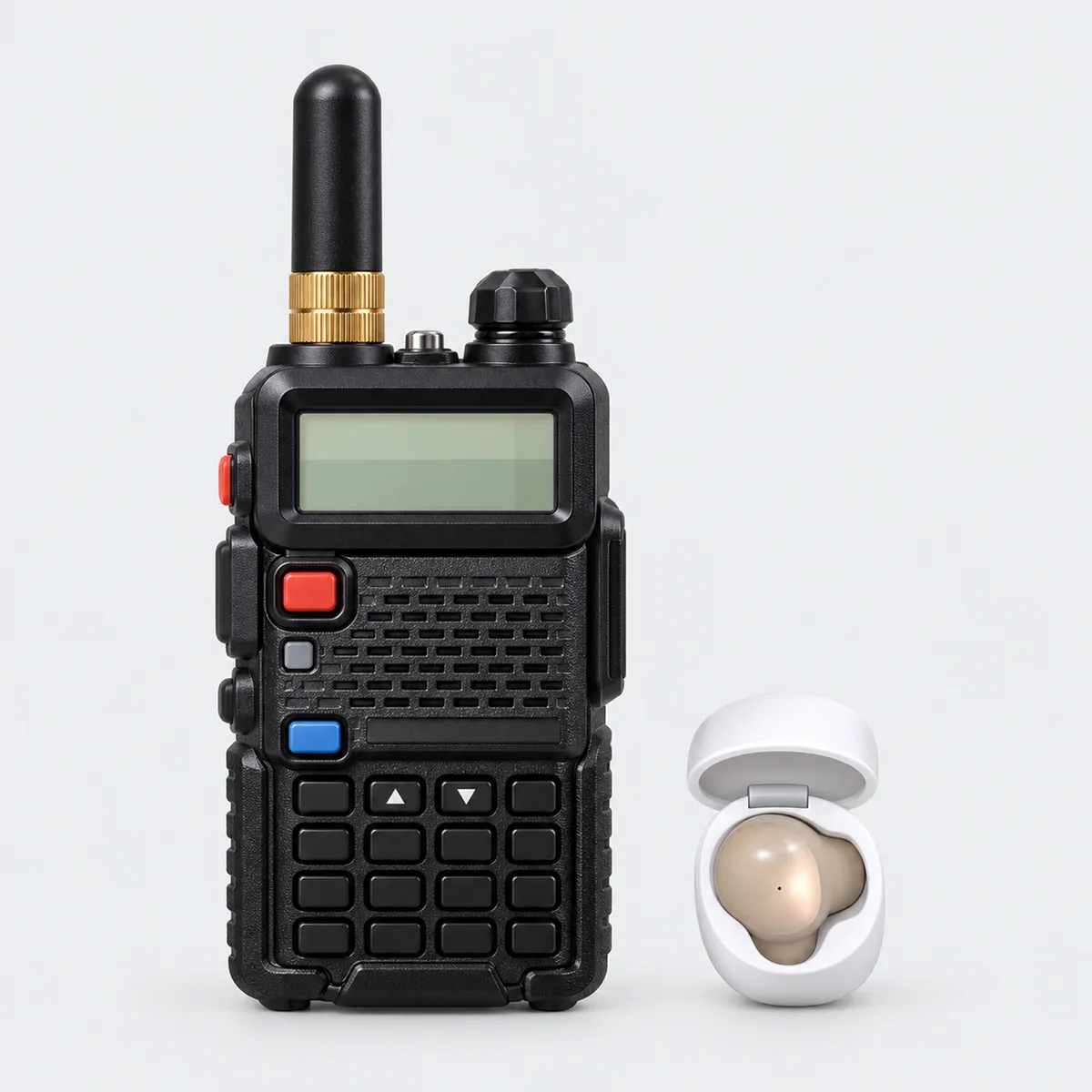 Ponto eletrônico sem fio de audio com retorno deficiente auditivo PH 009